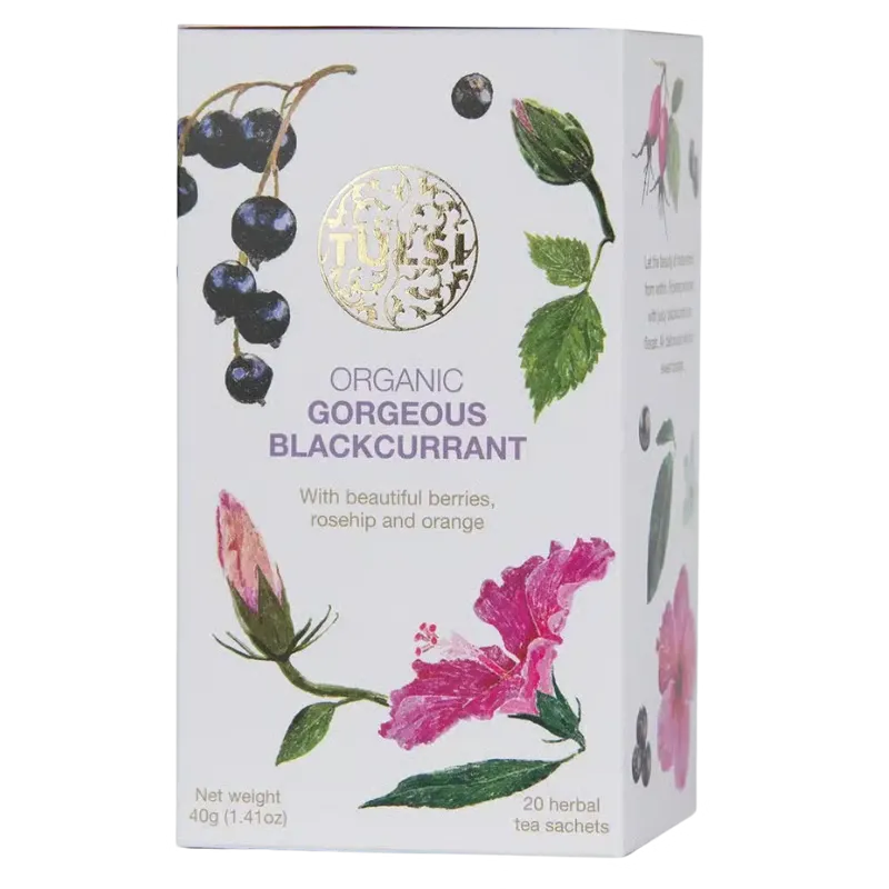 Tulsi Gorgeous Blackcurrant tea Ø (20 breve)