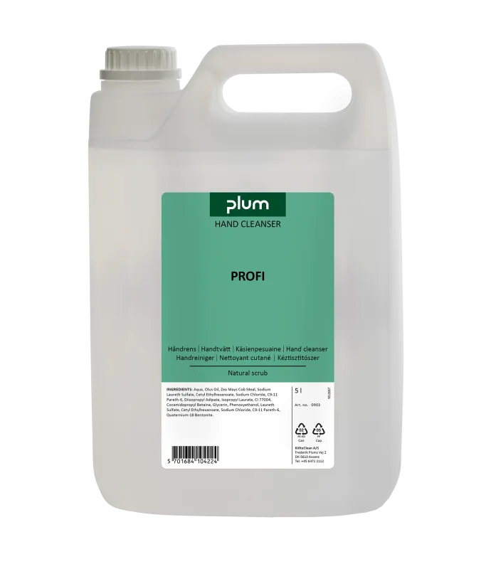 Håndrens Plum Profi, 5 l plastdunk inkl. pumpe