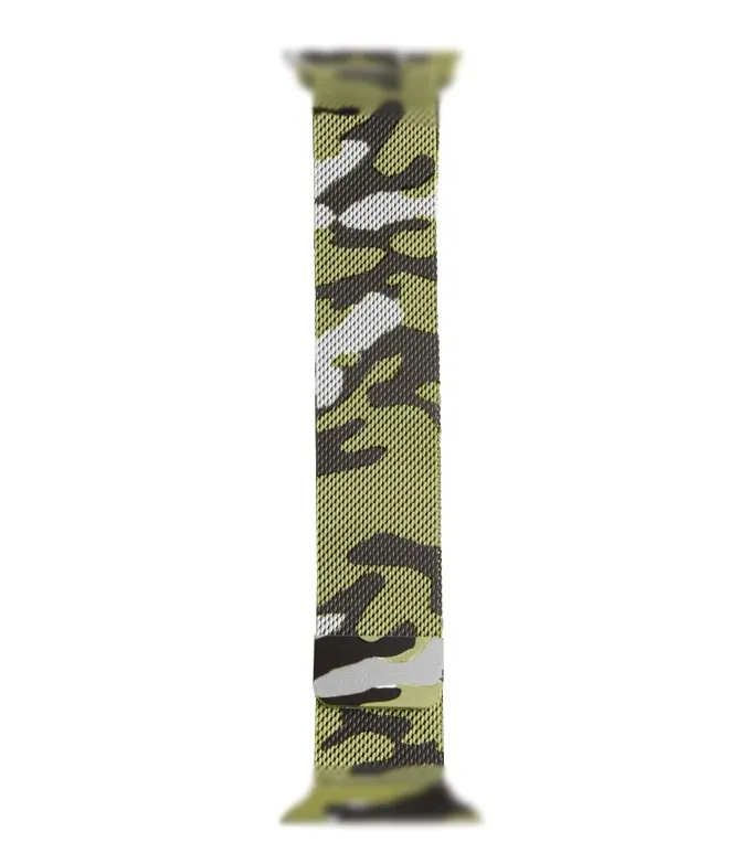 Apple Watch rem mesh 42mm / 44mm armygrøn