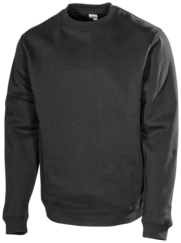 Sweatshirt 637PB Sort Str. XS