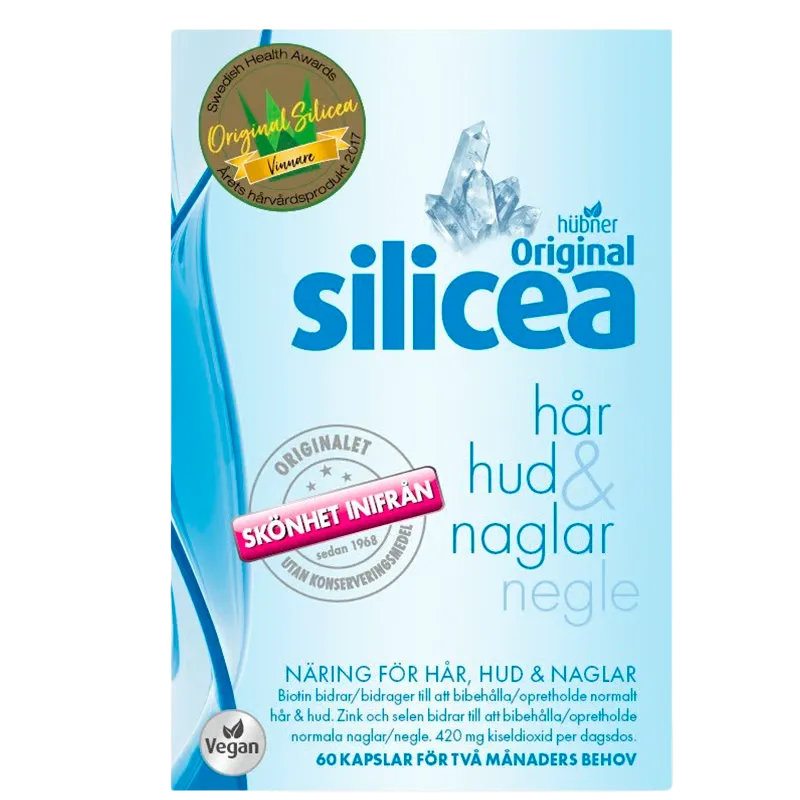Hübner Silicea Original Hud, Hår & Negle (60 kaps)