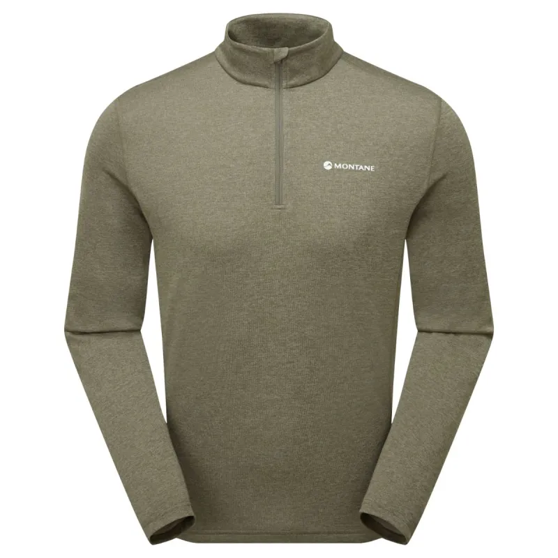 Montane Dart Zip Neck, herre, grøn