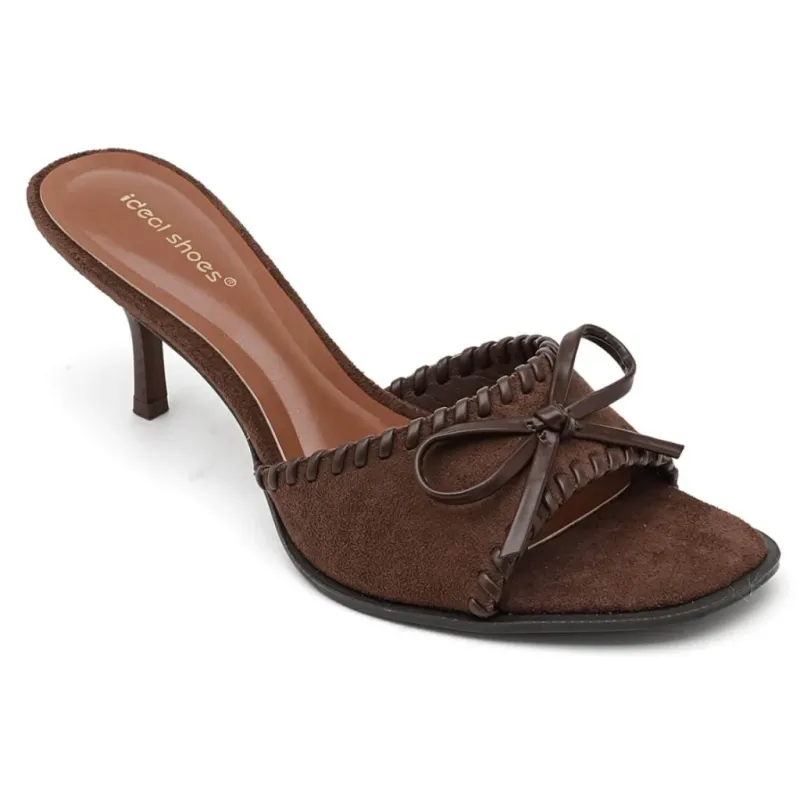 Milton dame stiletter 1519 - Brown