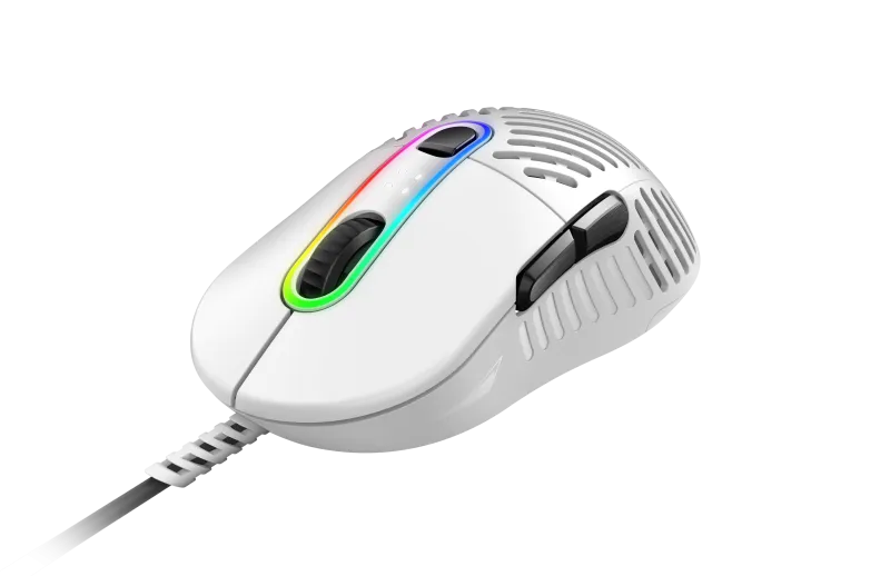 Mountain Makalu 67 - RGB Gaming Mus - Hvid - GEEKD.dk