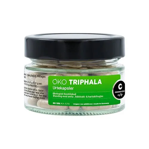 Triphala Øko. - 80 kapsler