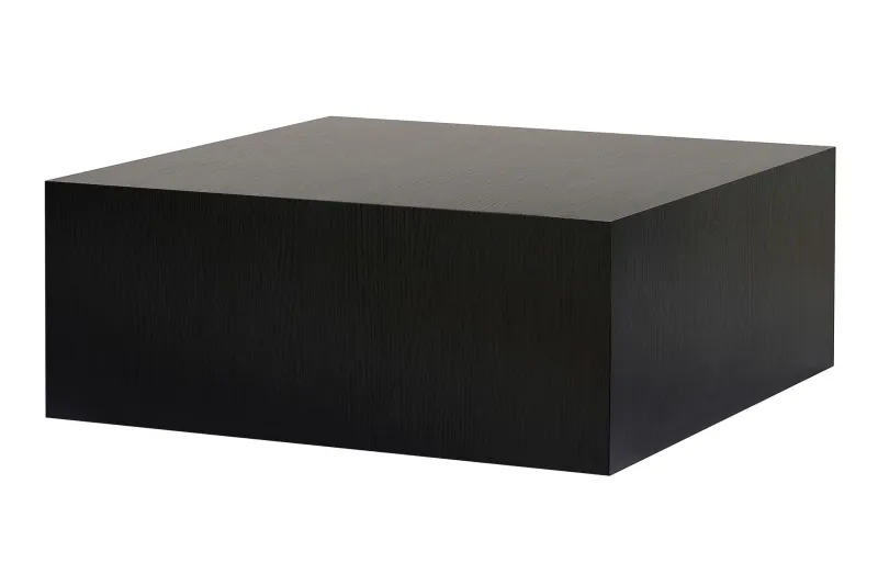 NORDVÄRK Prizma sofabord, kvadratisk - sort træ MDF (90x90)