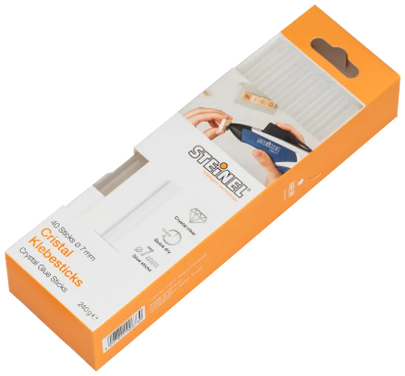 Steinel limstifter Krystal ø7×150mm, 40stk