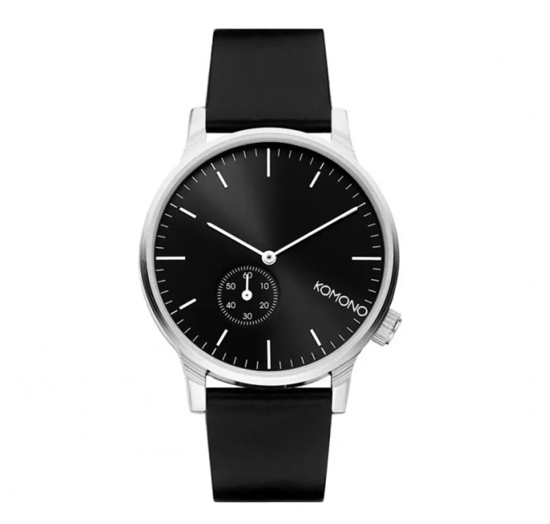 KOMONO Winston Subs Black Silver Herreur