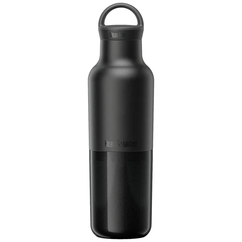 Klean kanteen Rise Classic termoflaske med Arch Loop 592 ml, sort