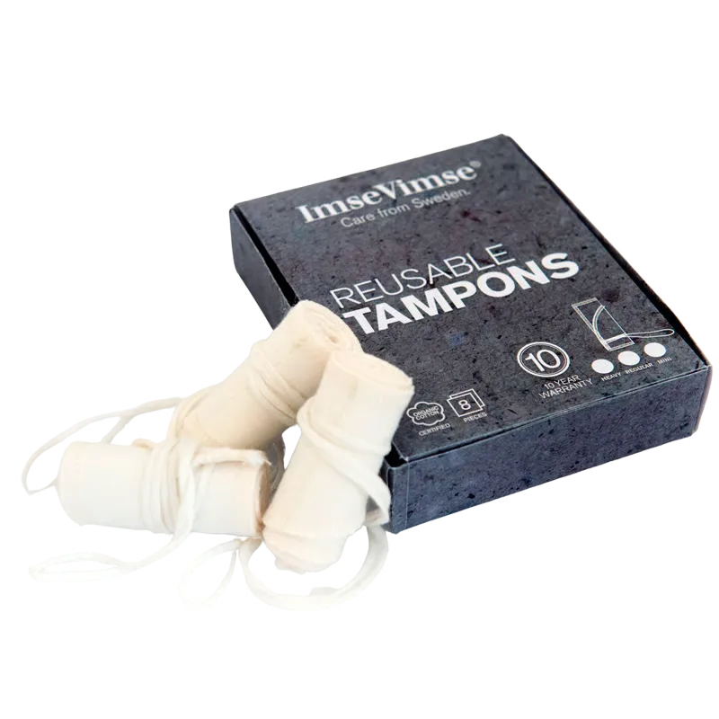 ImseVimse Tampon - Mini, Natural (8 pak)