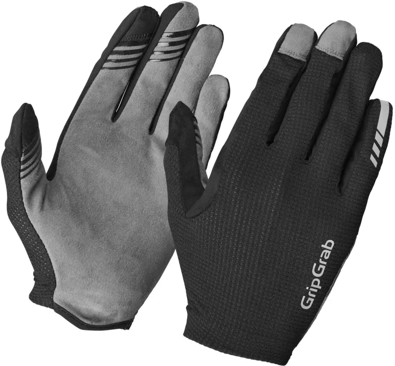 GripGrab PACR InsideGrip™ Langfingret Sommerhandsker - Black