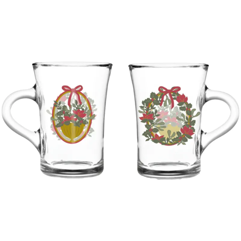 Holmegaard Jule-hotdrink-glas 2025 23 cl × 2 stk., multi