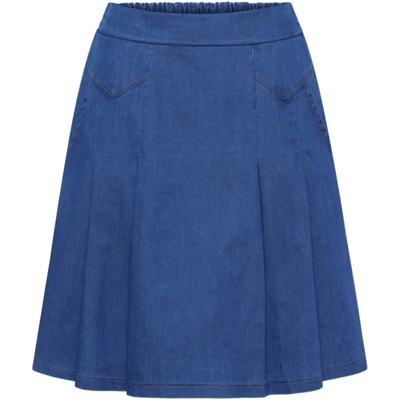 Marta du Chateau dame nederdel MdcEverly SW57106 - Medium Blue