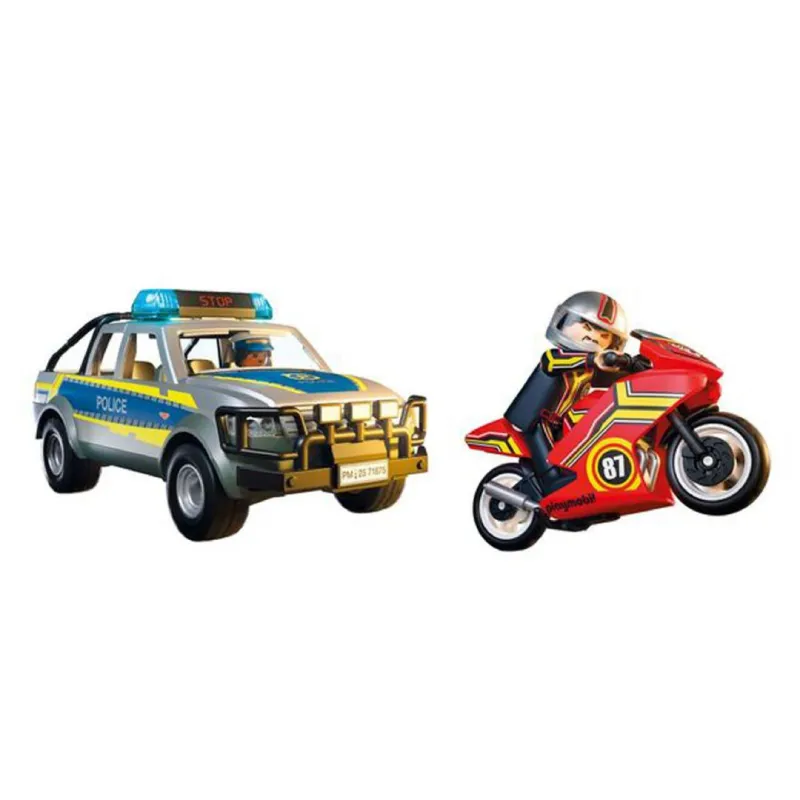 Politijagt med pick-up