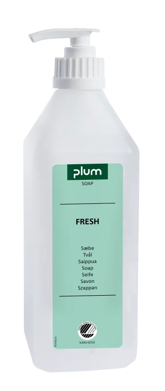 Sæbe Plum Fresh, 600 ml pumpeflaske