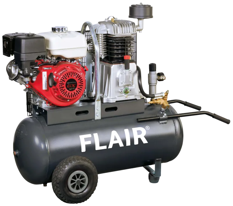 Flair 75/100B-14 kompressor 660 ltr/min 9HK benzin
