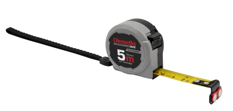 Båndmål 5Mx19MM Compact ABS m/Auto-Lock og magnet