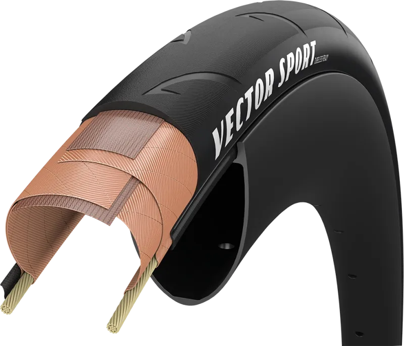 Goodyear Vector Sport 700x25/28/30/32 Tubeless Ready - Sort