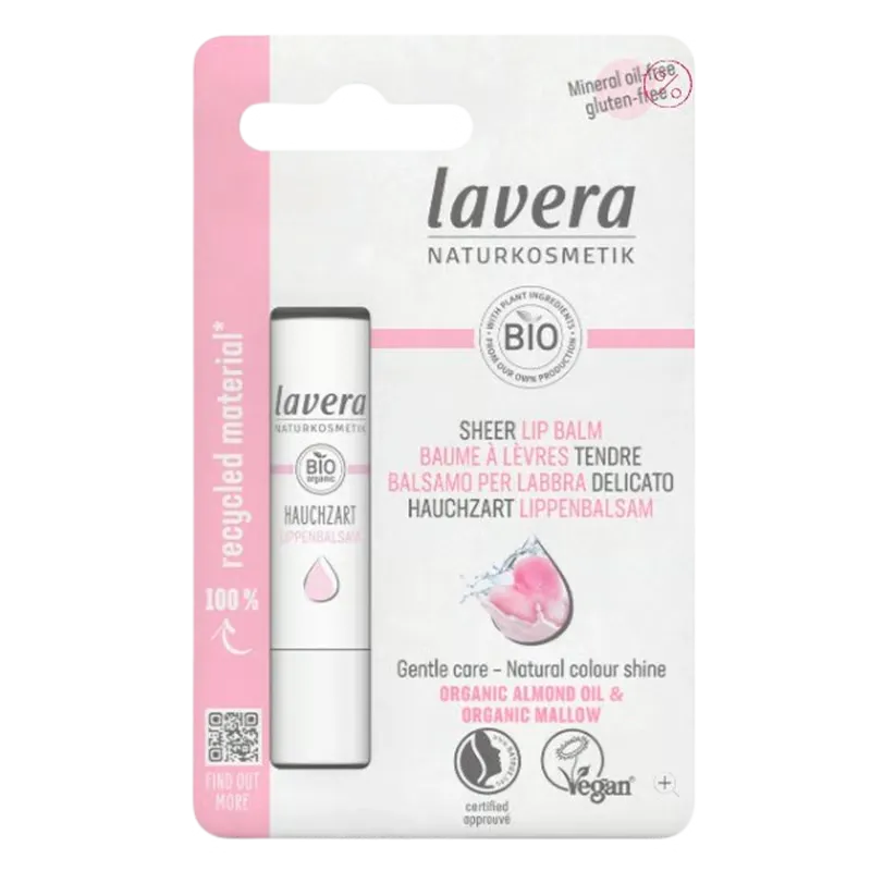 Lavera Læbepomade Pearly Pink, Sheer (4,5 g)