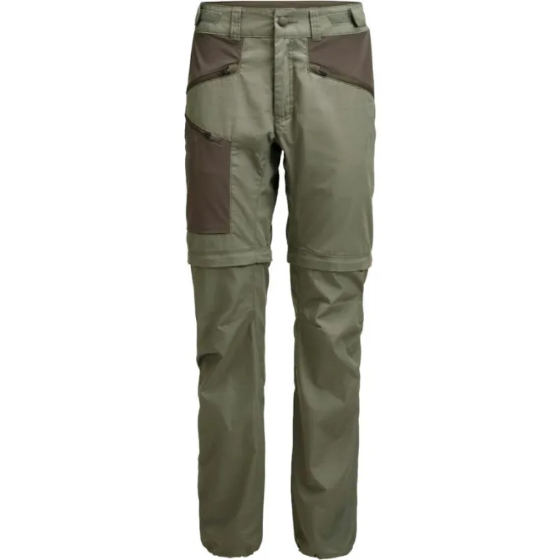 Lundhags Tived Zip-off Pant W, vandrebukser, dame, grøn