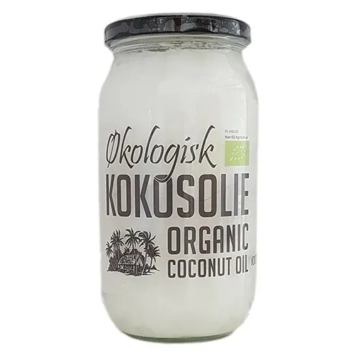 Kokosolie koldpresset jomfru Øko. - 1 liter