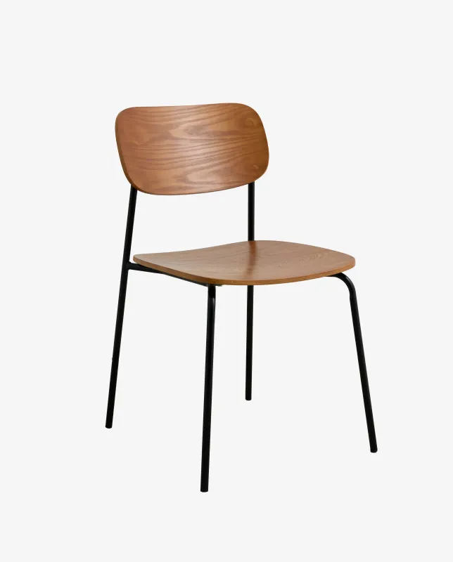 Nordal - ESA spisebordsstol  -  natur  -  B43 × D50 × H76,5 cm