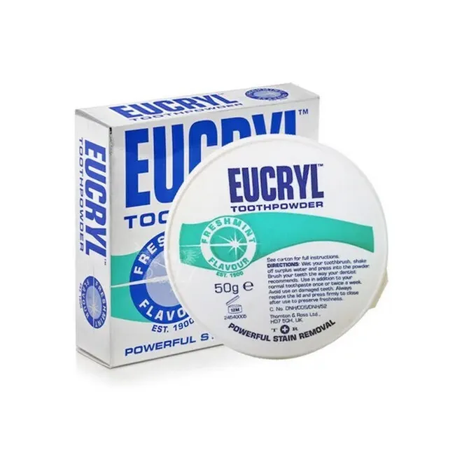 Eucryl - Tooth Powder Fresh Mint - 50 gr.