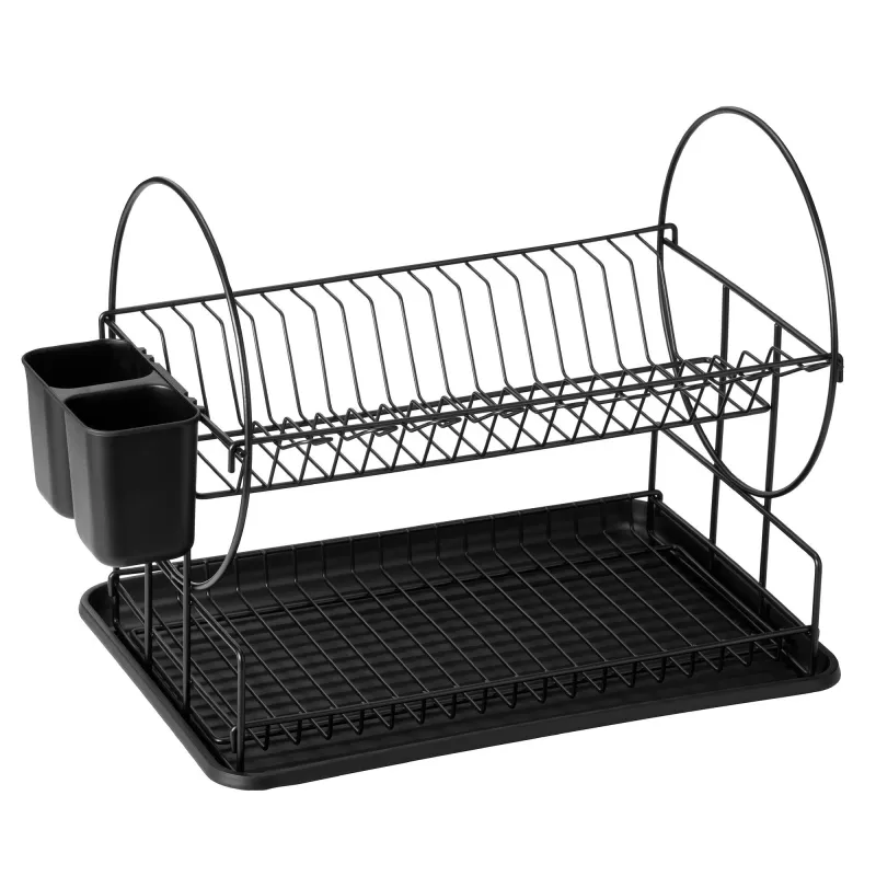 Dorre Disa opvaskestativ 2 niveauer + bestikholder