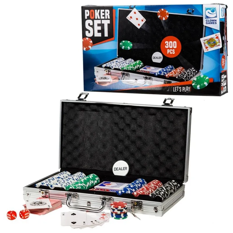 Poker Chips kuffert 300 chips