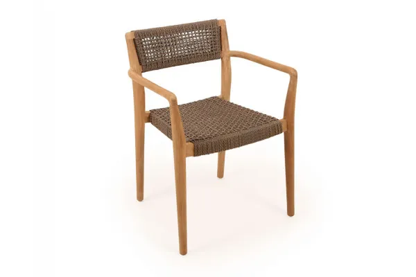 Tonka Teak Havestol m/armlæn