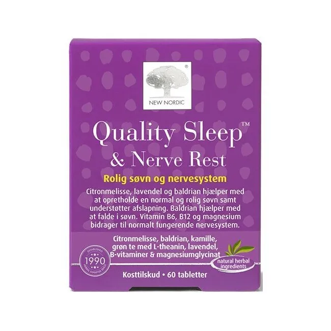 New Nordic - Quality Sleep & Nerve Rest - 60 Tabs