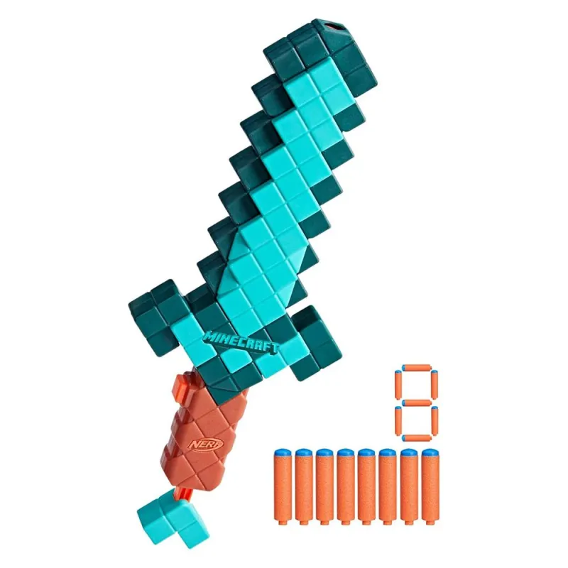 Nerf Blaster Minecraft Diamond Sword
