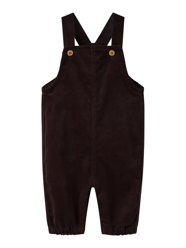 Name It - Ryan Reg U/R Overall - Chocolate Plum - 50 cm