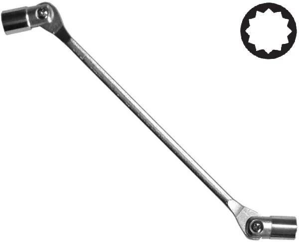BATO Dobbelt lednøgle 21 x 23 mm