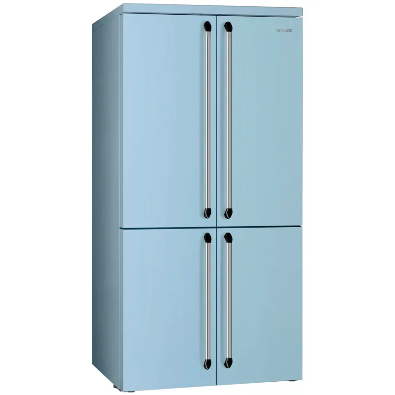 Smeg FQ960PB6 Victoria French door-køle-/fryseskab, pastelblå