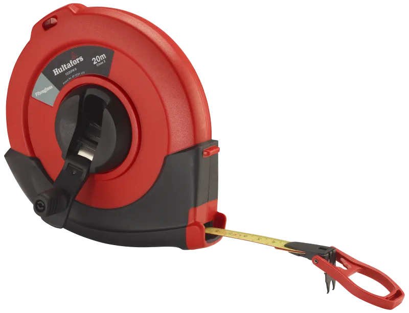 Båndmål glasfiber CC 20FM, 13mm bånd, 20mtr