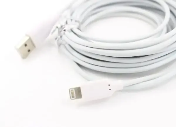 Lightning opladekabel til iPhone & iPads. 5 m.