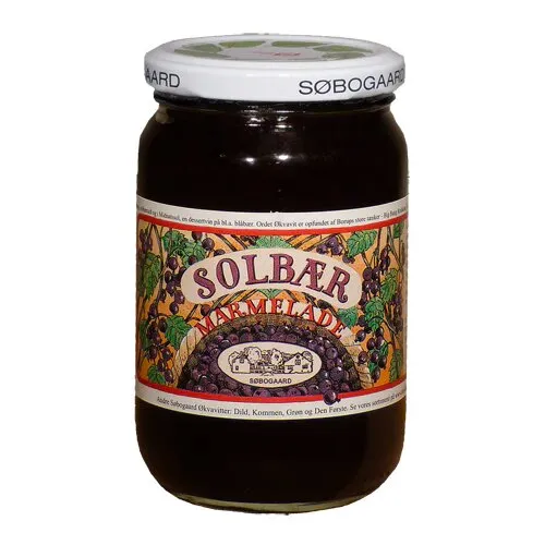 Solbærmarmelade Øko. - 400 gram