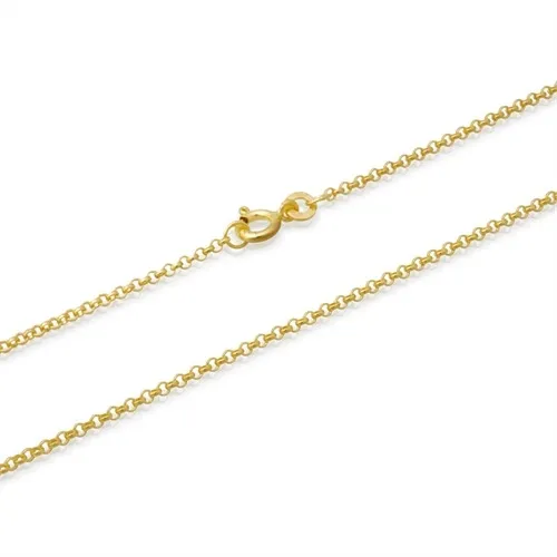 Anker halskæde i 8 kt. Guld - 1,5 mm fra 42 cm