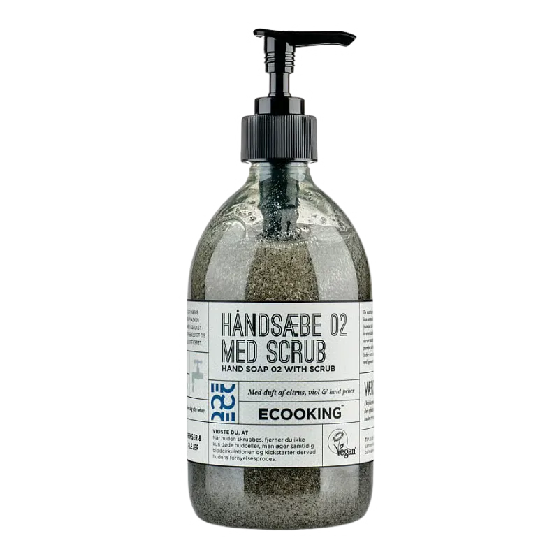 Ecooking Håndsæbe 02 med Scrub 500 ml.
