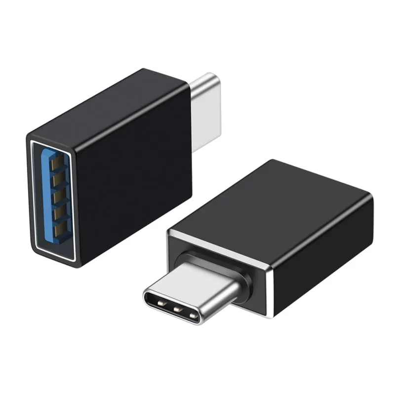 OTG Adapter USB-C til USB 3.1/3.0  -  Hurtig 10Gbps Dataoverførsel (Sort)