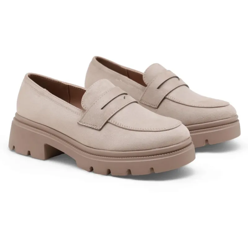 Kamma dame loafers 9280 - Kaki