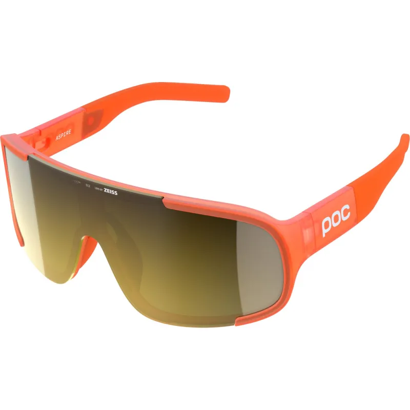 POC Aspire, solbriller, fluorescent orange translucent