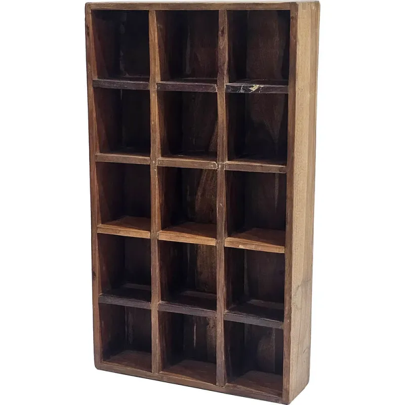 Trademark Living - Macchiato kopreol med 15 rum, 71x44x12cm