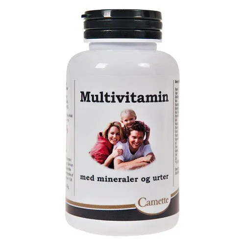 Camette Multivitamin med Mineraler - 120 tab