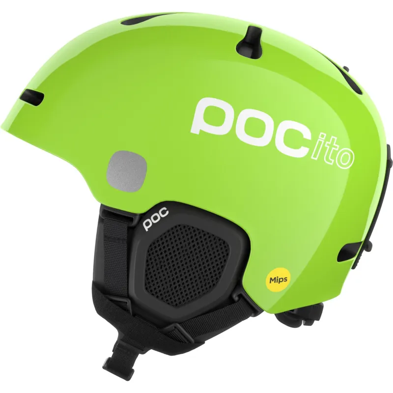 POCito Fornix MIPS, skihjelm, junior, fluorescent yellow/green