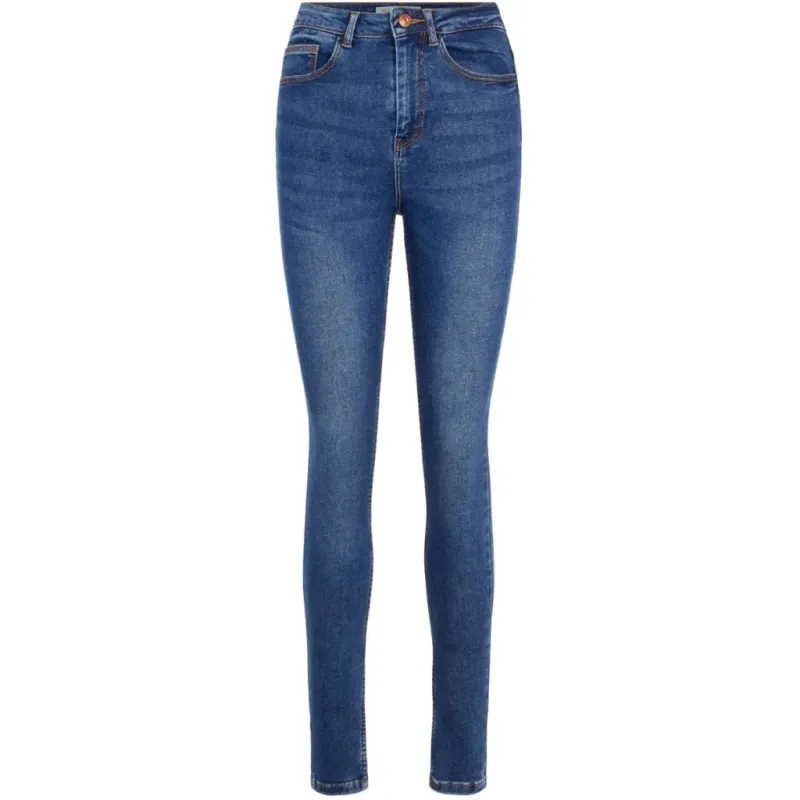 Pieces dame jeans PCHIGHFIVE - Medium Blue