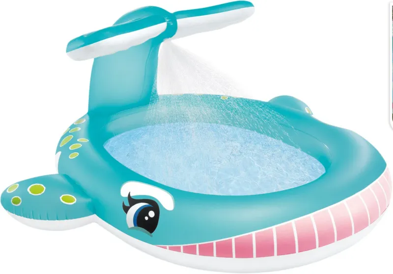 Intex - Pool hval med sprøjt 201x196 cm