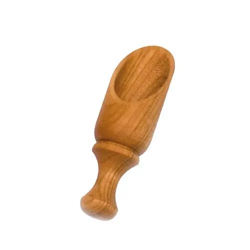 Stor salt ske 9 cm kirsebærtræ - 1 stk
