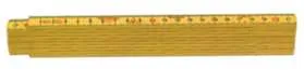 Tommestok glasfiber G61-1-6 GU mm/tomme, 1 m og 6 led